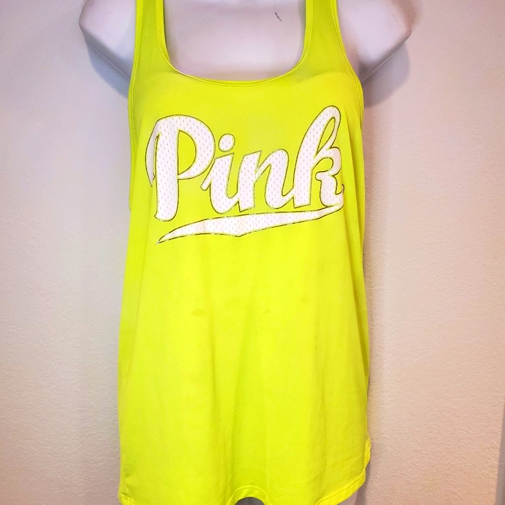 Highlighter yellow PINK top